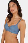 Triumph Padded Non Wired Full Coverage T-Shirt Bra - Liberty Blue — thumbnail 2